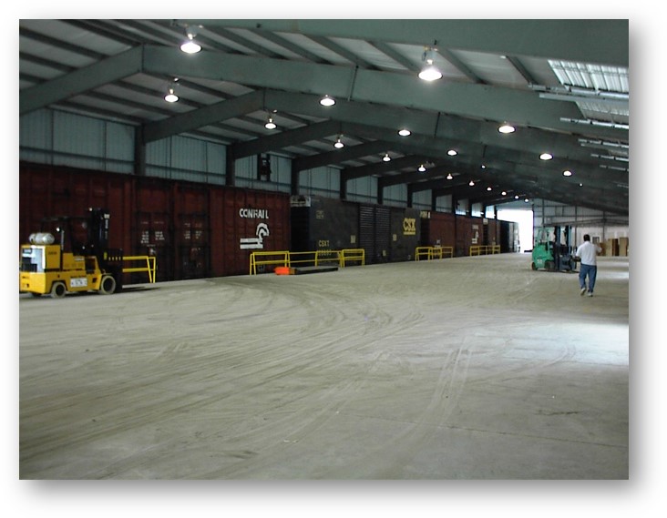 ARC boxcar cross-docking and storage